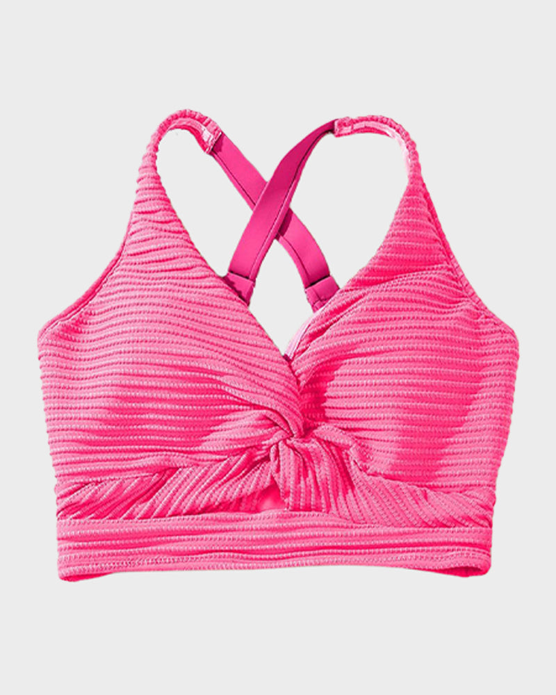 Zosia | Damskie Bikini z Wysokim Stanem i Prążkowanym Materiałem