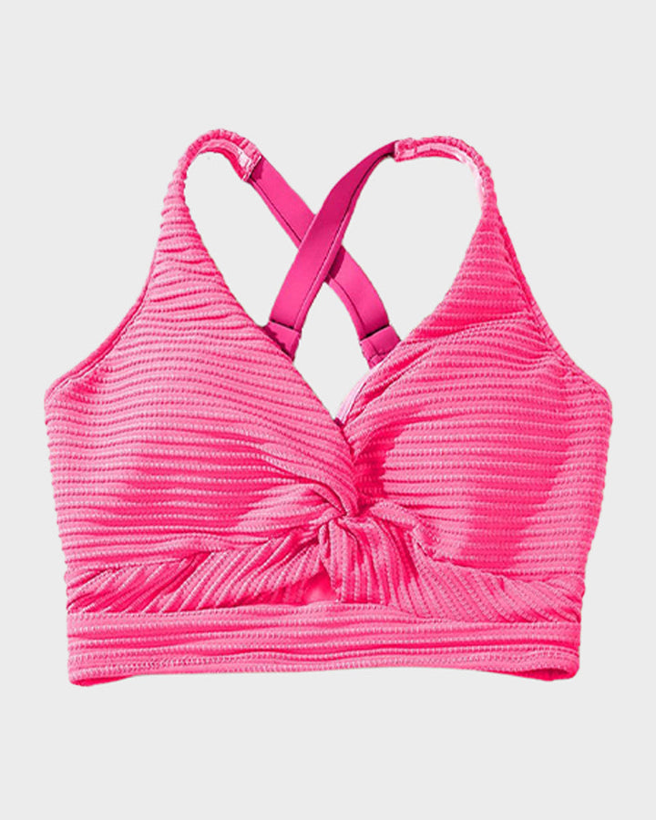 Zosia | Damskie Bikini z Wysokim Stanem i Prążkowanym Materiałem