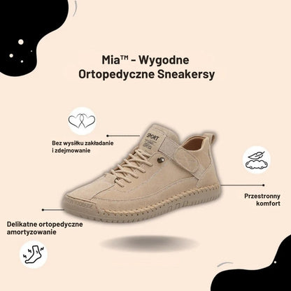 Damskie wygodne buty z szerokim fasonem