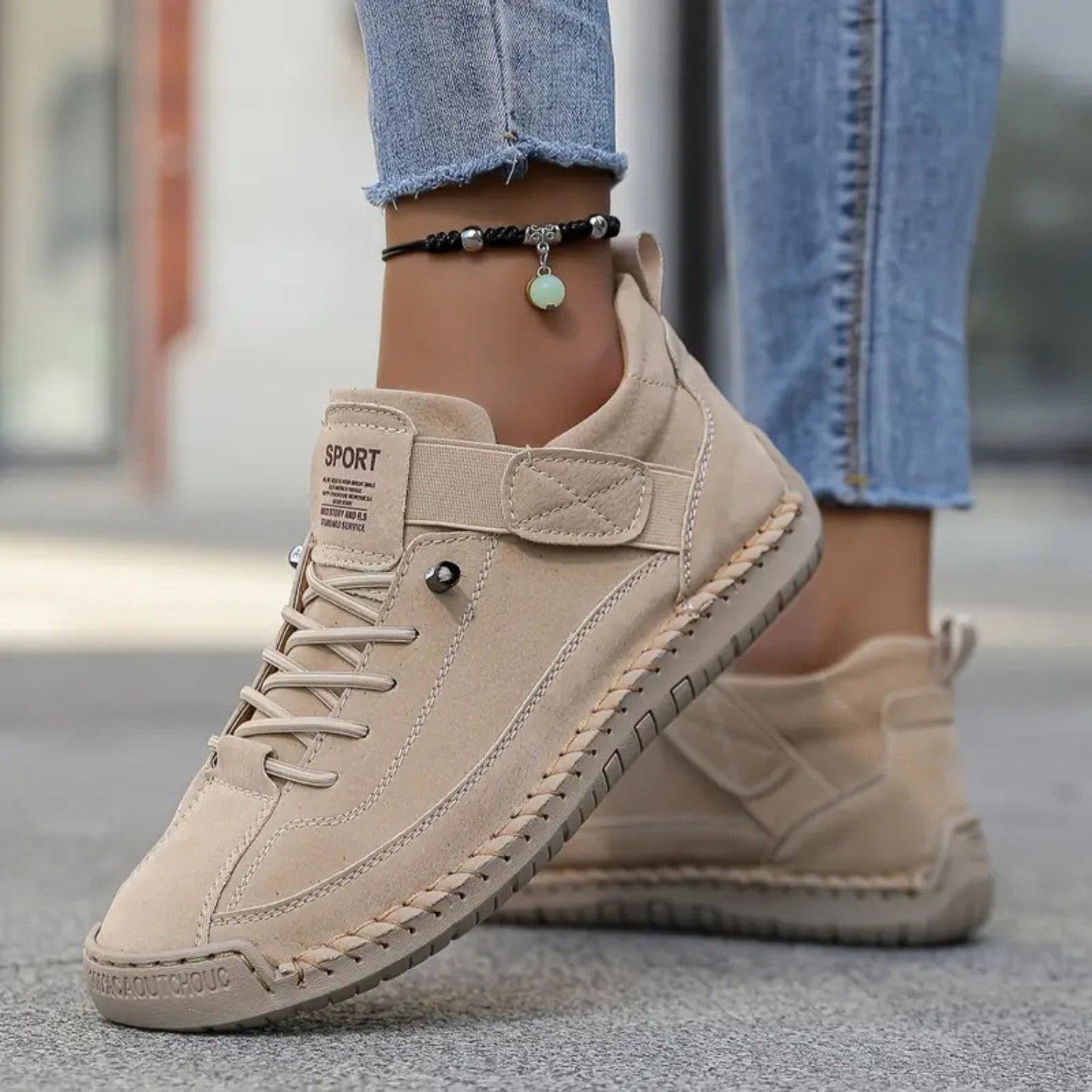 Damskie wygodne buty z szerokim fasonem
