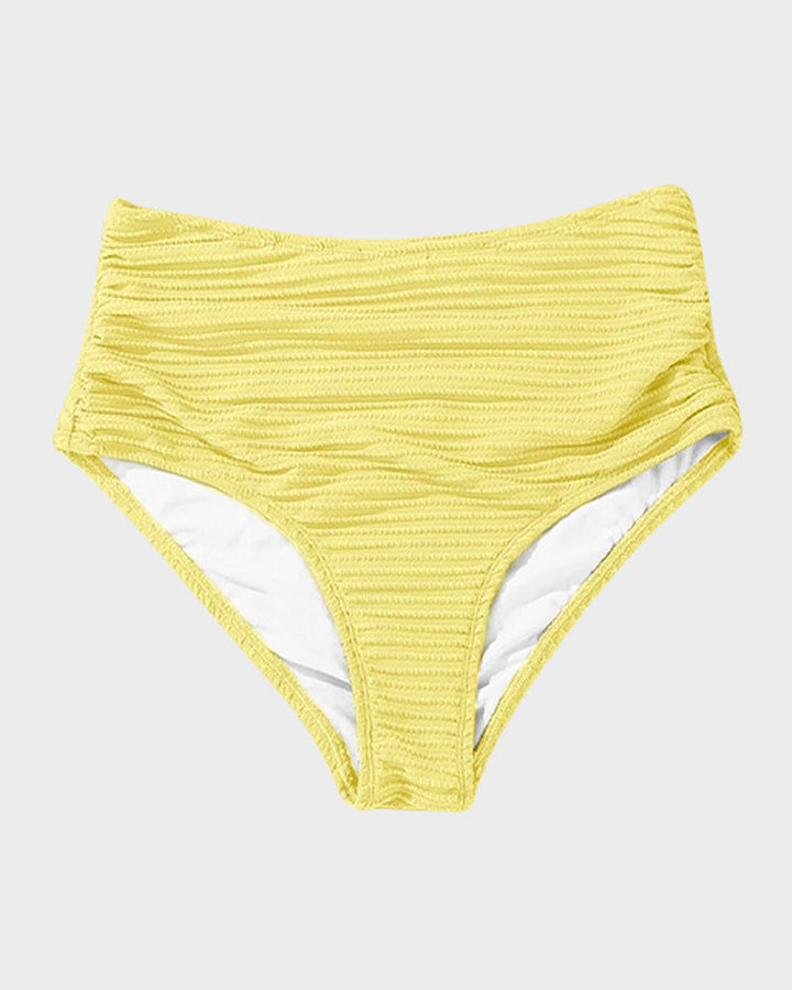 Zosia | Damskie Bikini z Wysokim Stanem i Prążkowanym Materiałem