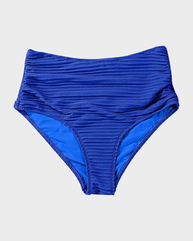Zosia | Damskie Bikini z Wysokim Stanem i Prążkowanym Materiałem
