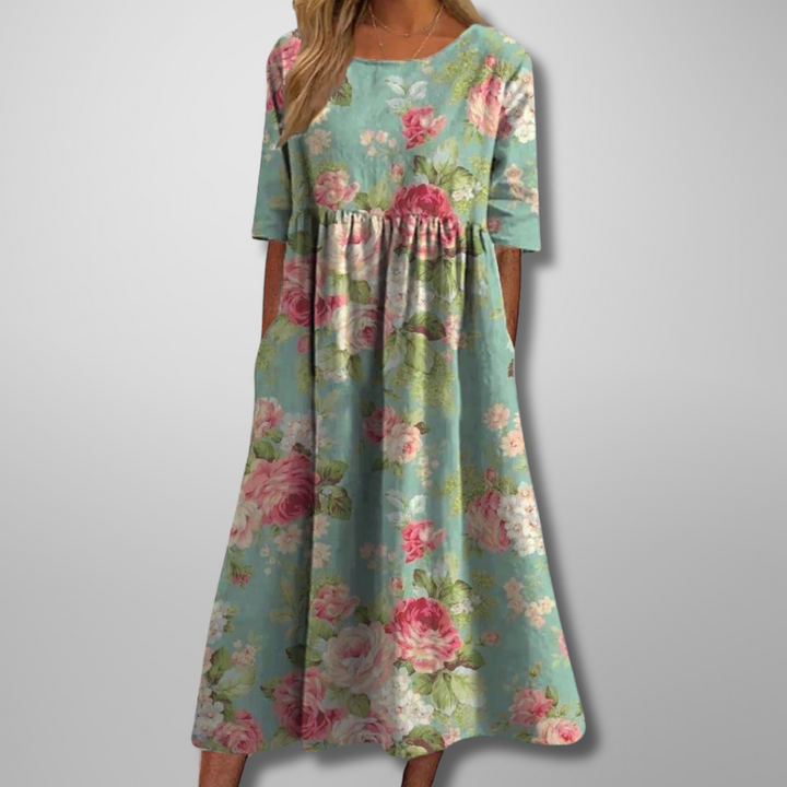 Gail Relaxed Floral Midi Dress