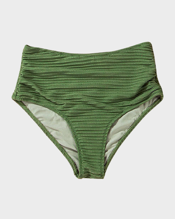 Zosia | Damskie Bikini z Wysokim Stanem i Prążkowanym Materiałem