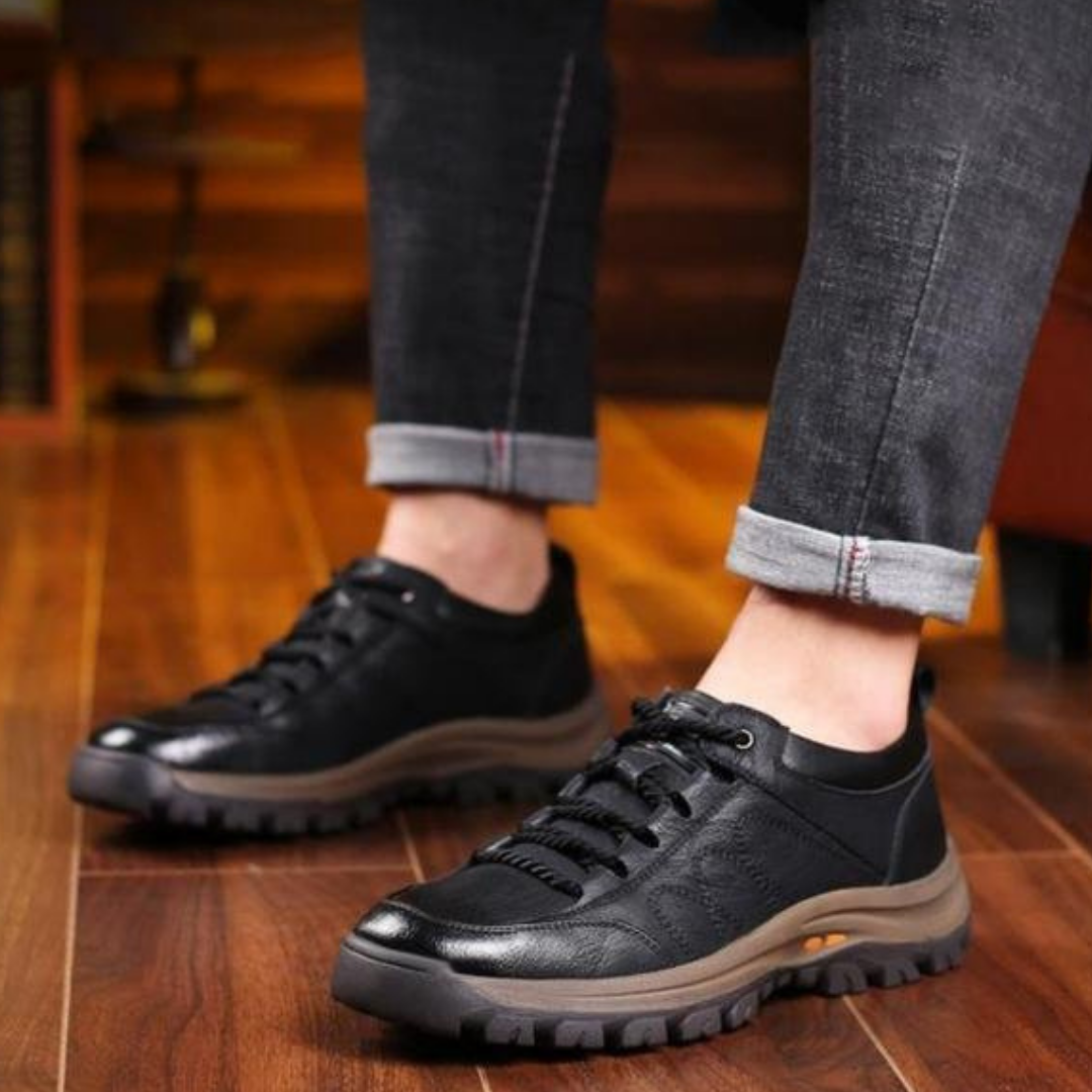 Męskie Buty Sznurowane w Nowoczesnym Stylu