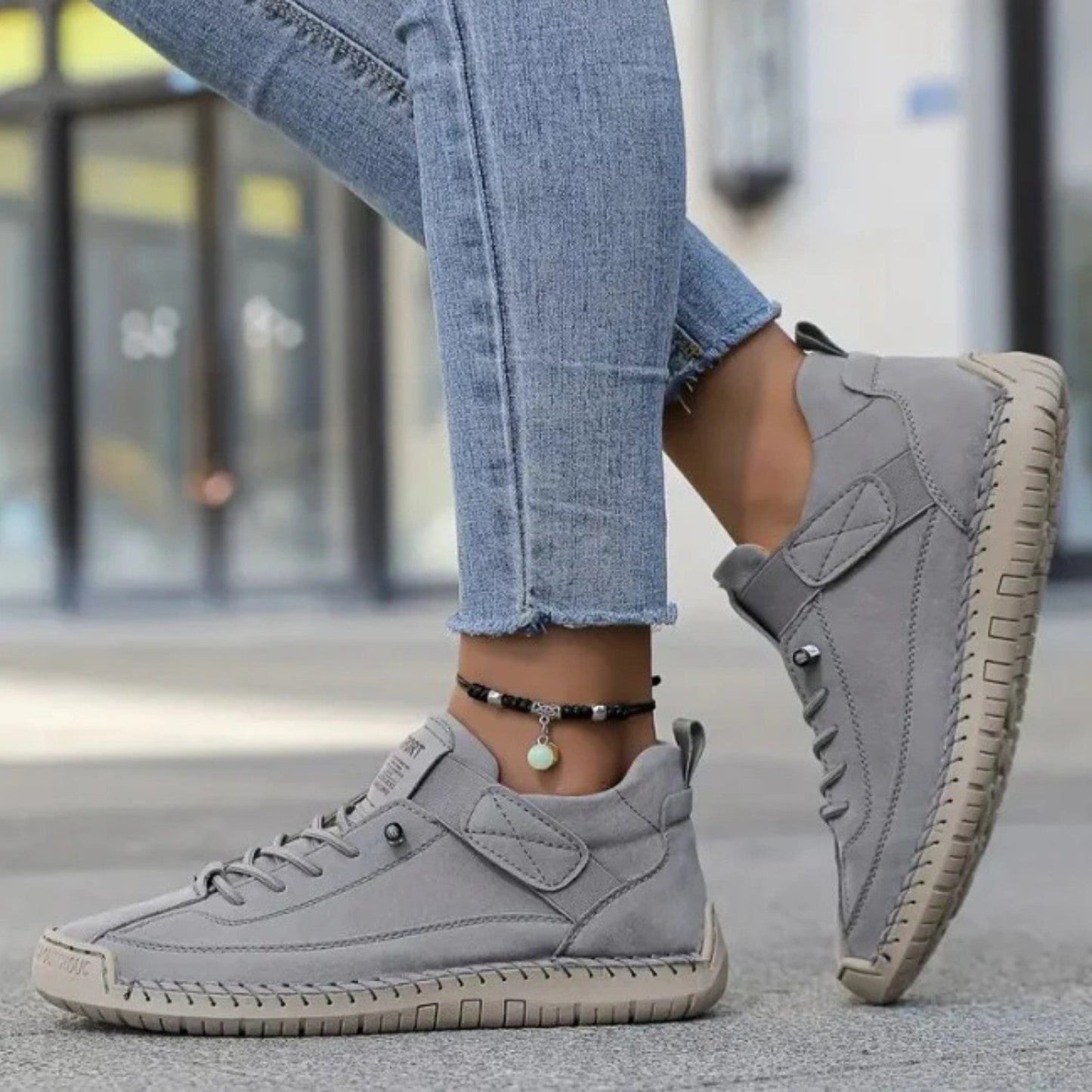 Damskie wygodne buty z szerokim fasonem