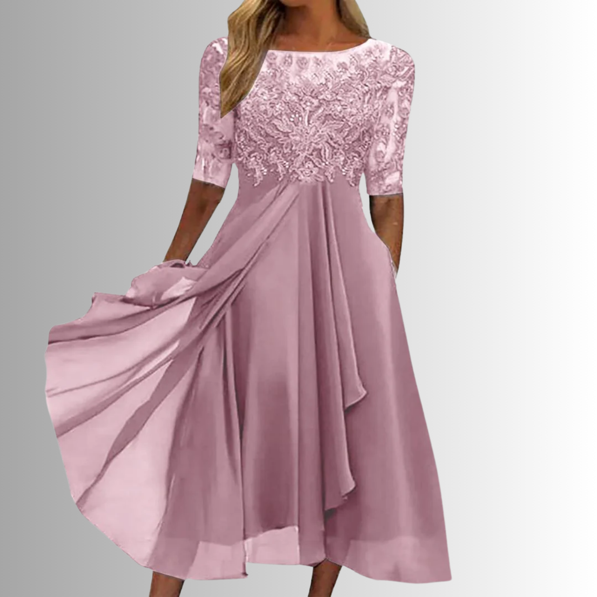 Rhonda Elegant Lace Dress