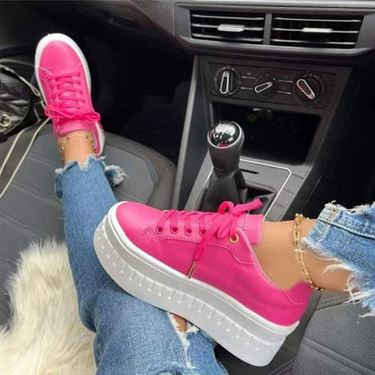 Buty Sportowe Damskie na Platformie, Wygodne