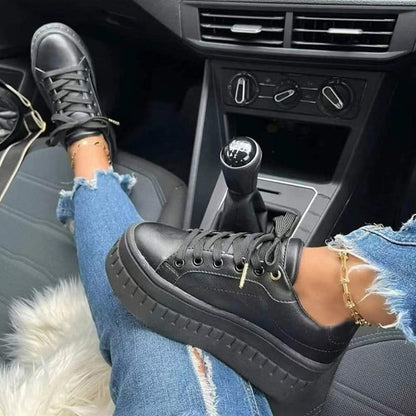 Buty Sportowe Damskie na Platformie, Wygodne