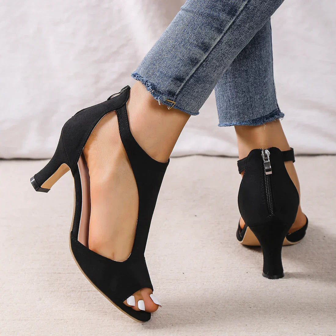 Faith Orthopedic Low Heel Sandals