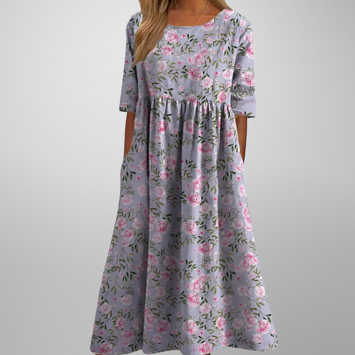 Gail Relaxed Floral Midi Dress