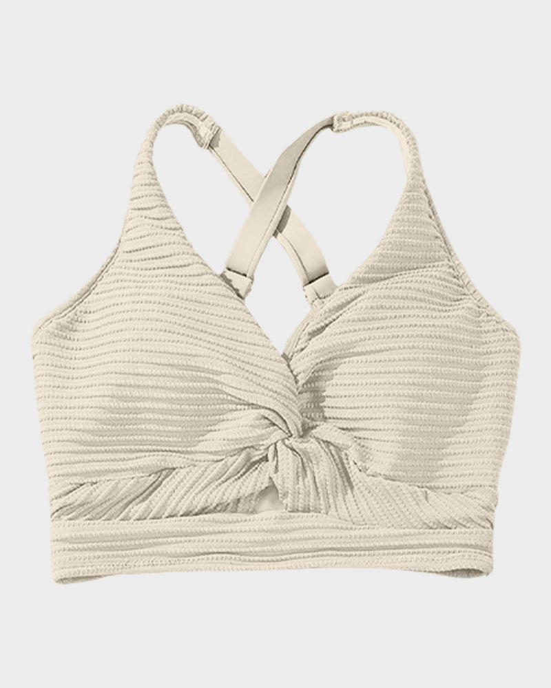 Zosia | Damskie Bikini z Wysokim Stanem i Prążkowanym Materiałem