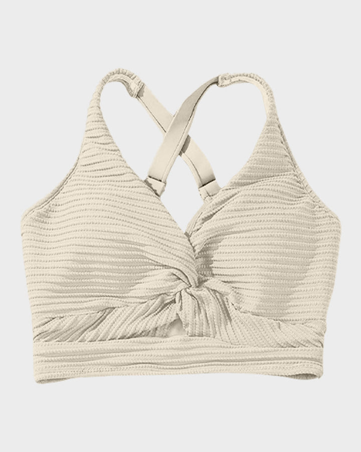 Zosia | Damskie Bikini z Wysokim Stanem i Prążkowanym Materiałem