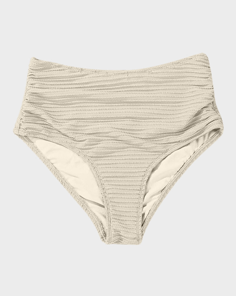 Zosia | Damskie Bikini z Wysokim Stanem i Prążkowanym Materiałem