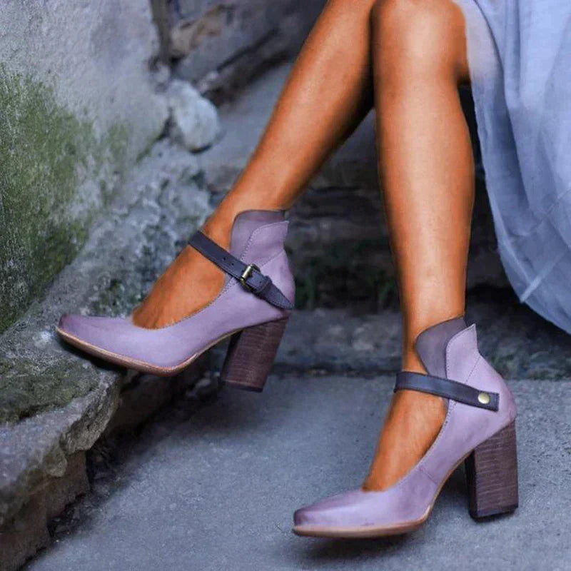 Laurie Elegant Heel Sandals with Straps