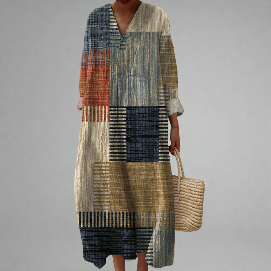 Julie Elegant Geometric Dress