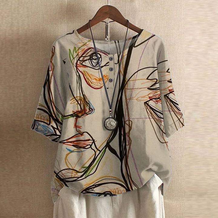 Anya Retro-Inspired Blouse