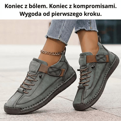 Damskie wygodne buty z szerokim fasonem