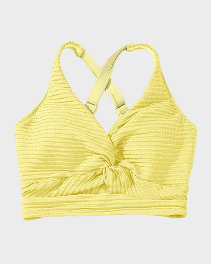 Zosia | Damskie Bikini z Wysokim Stanem i Prążkowanym Materiałem