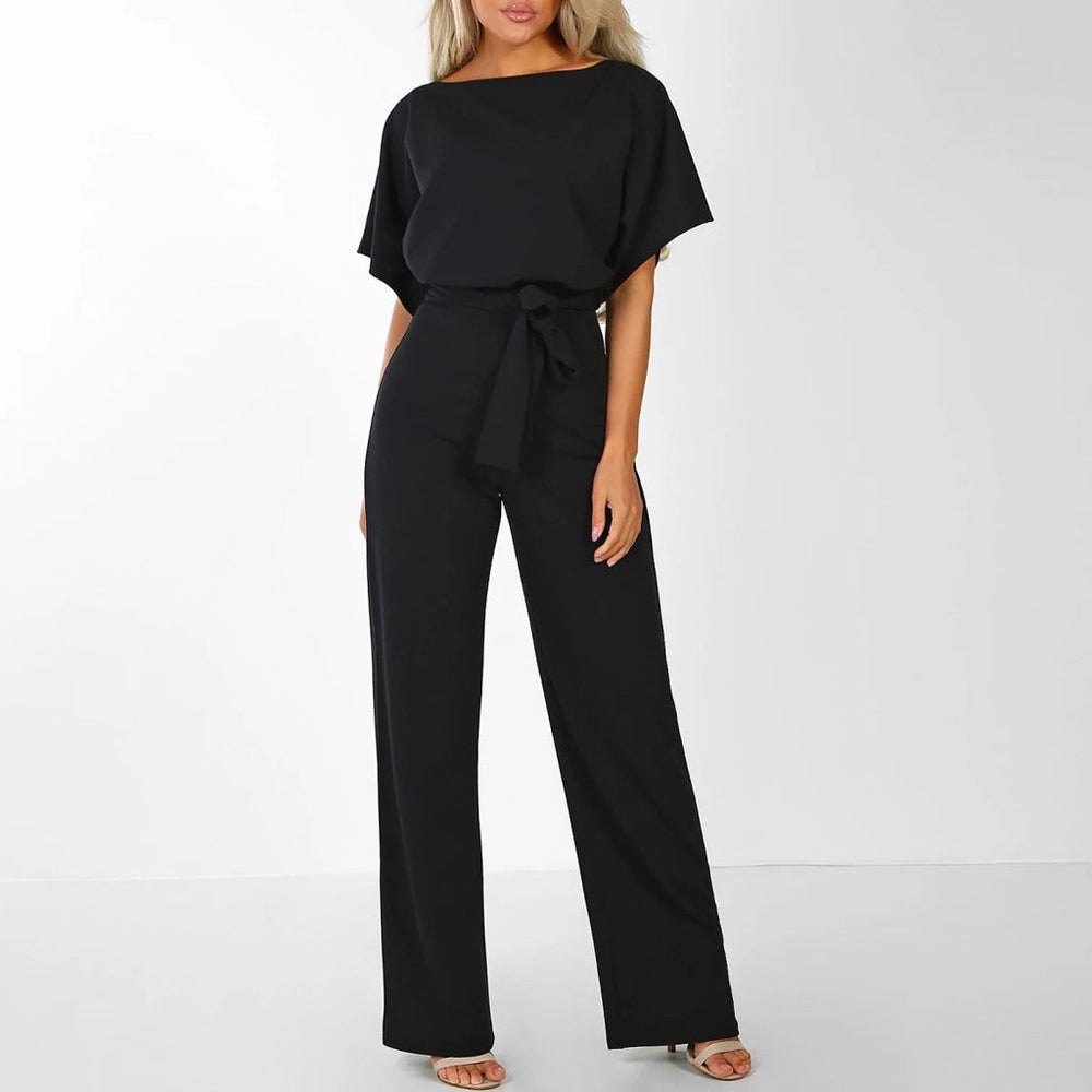 Elijah Belted Wide-Leg Jumpsuit