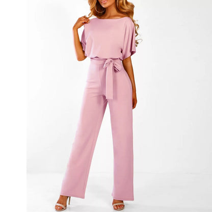 Elijah Belted Wide-Leg Jumpsuit