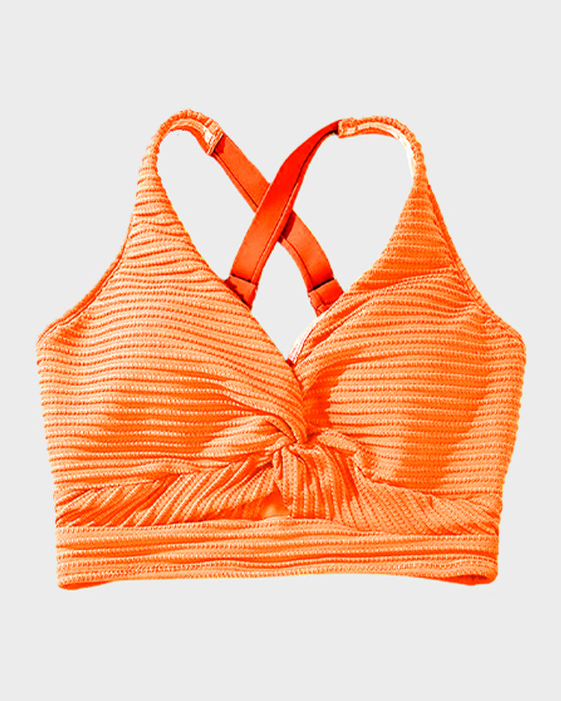 Zosia | Damskie Bikini z Wysokim Stanem i Prążkowanym Materiałem
