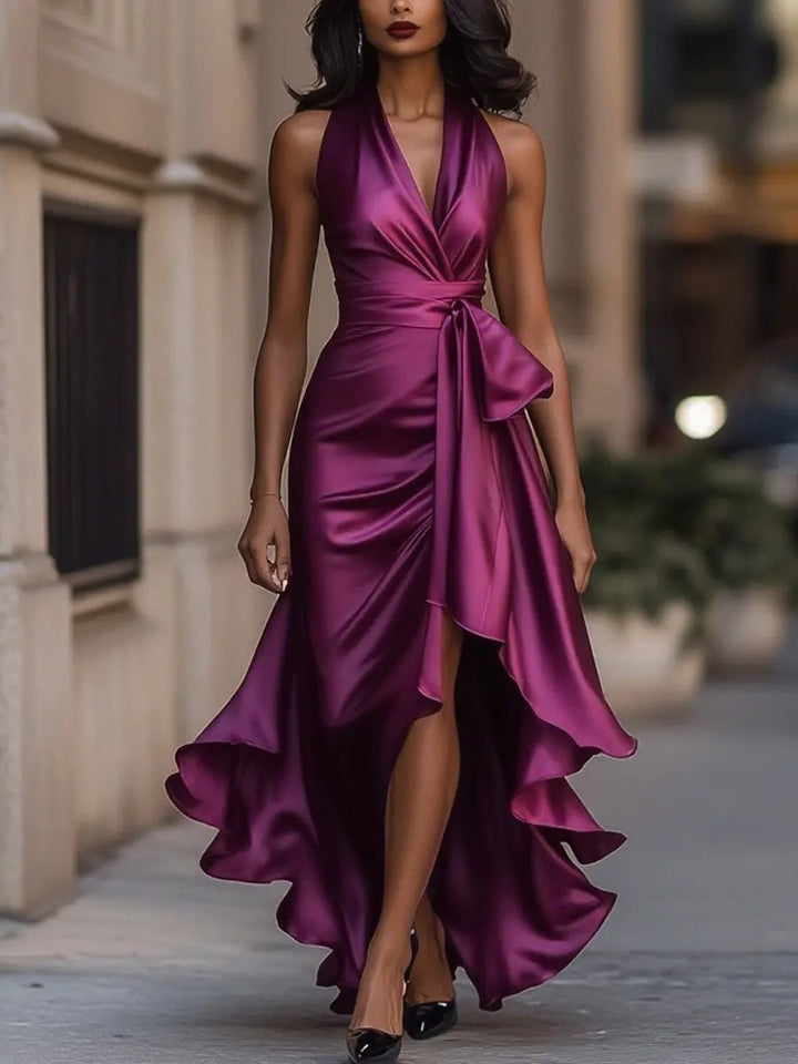 Calliope Halter Neck Maxi Dress
