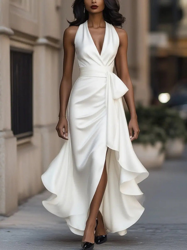 Calliope Halter Neck Maxi Dress