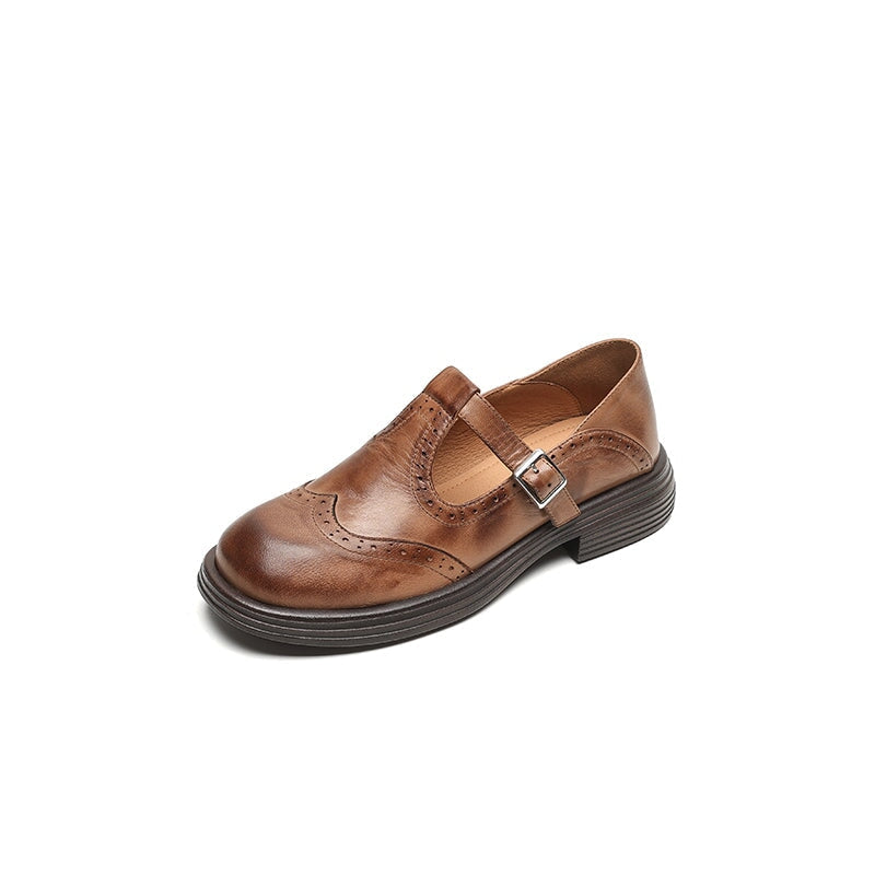 Nina Elegant Vegan Leather Mary Jane Sandal