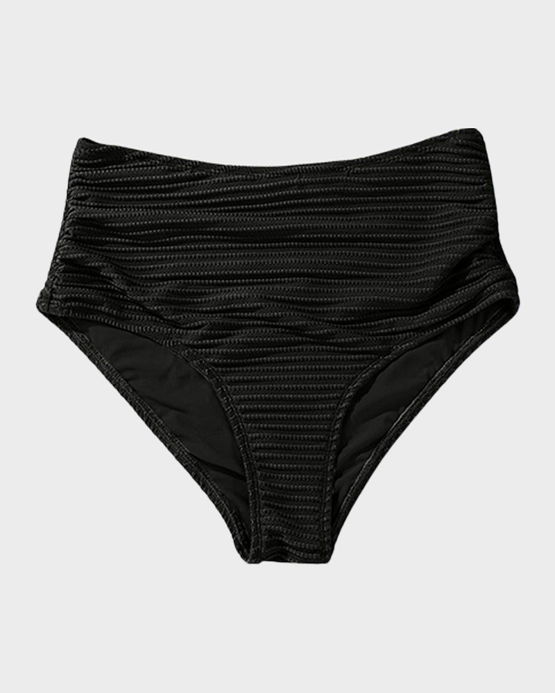 Zosia | Damskie Bikini z Wysokim Stanem i Prążkowanym Materiałem