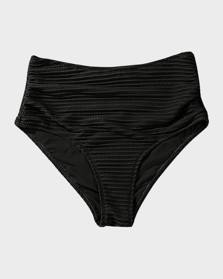 Zosia | Damskie Bikini z Wysokim Stanem i Prążkowanym Materiałem