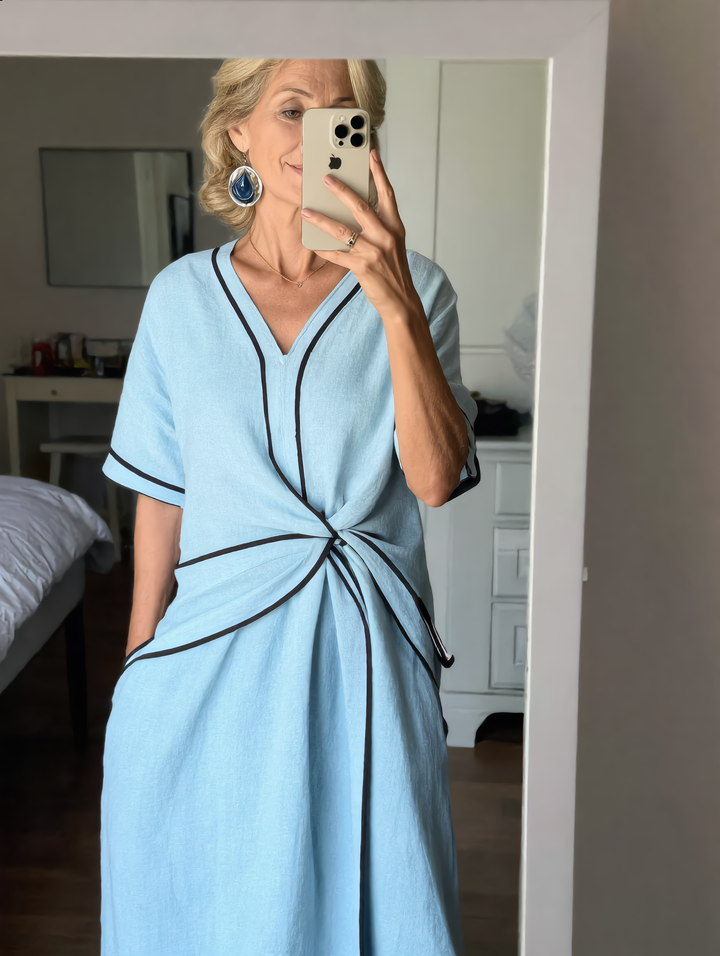 Yalina™ Elegancka Sukienka Podkreślająca Sylwetkę