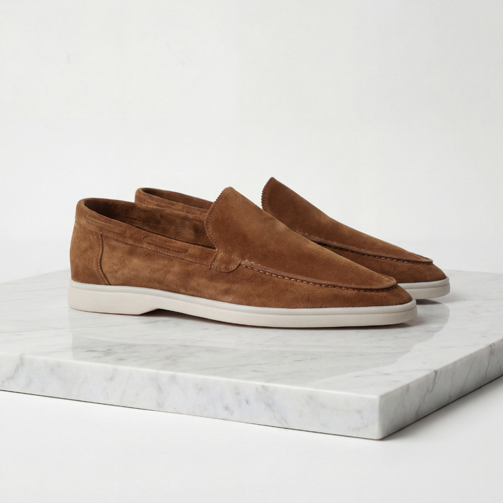 Igor | Męskie Klasyczne Loafersy Zamszowe – Casual i Formalne