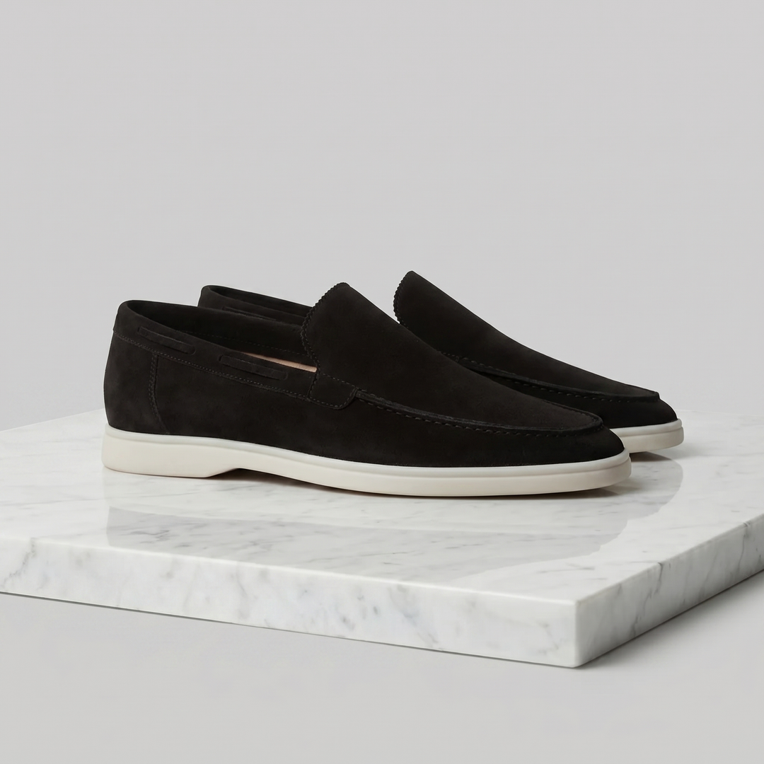 Igor | Męskie Klasyczne Loafersy Zamszowe – Casual i Formalne