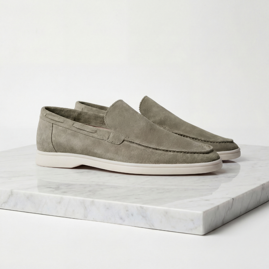 Igor | Męskie Klasyczne Loafersy Zamszowe – Casual i Formalne