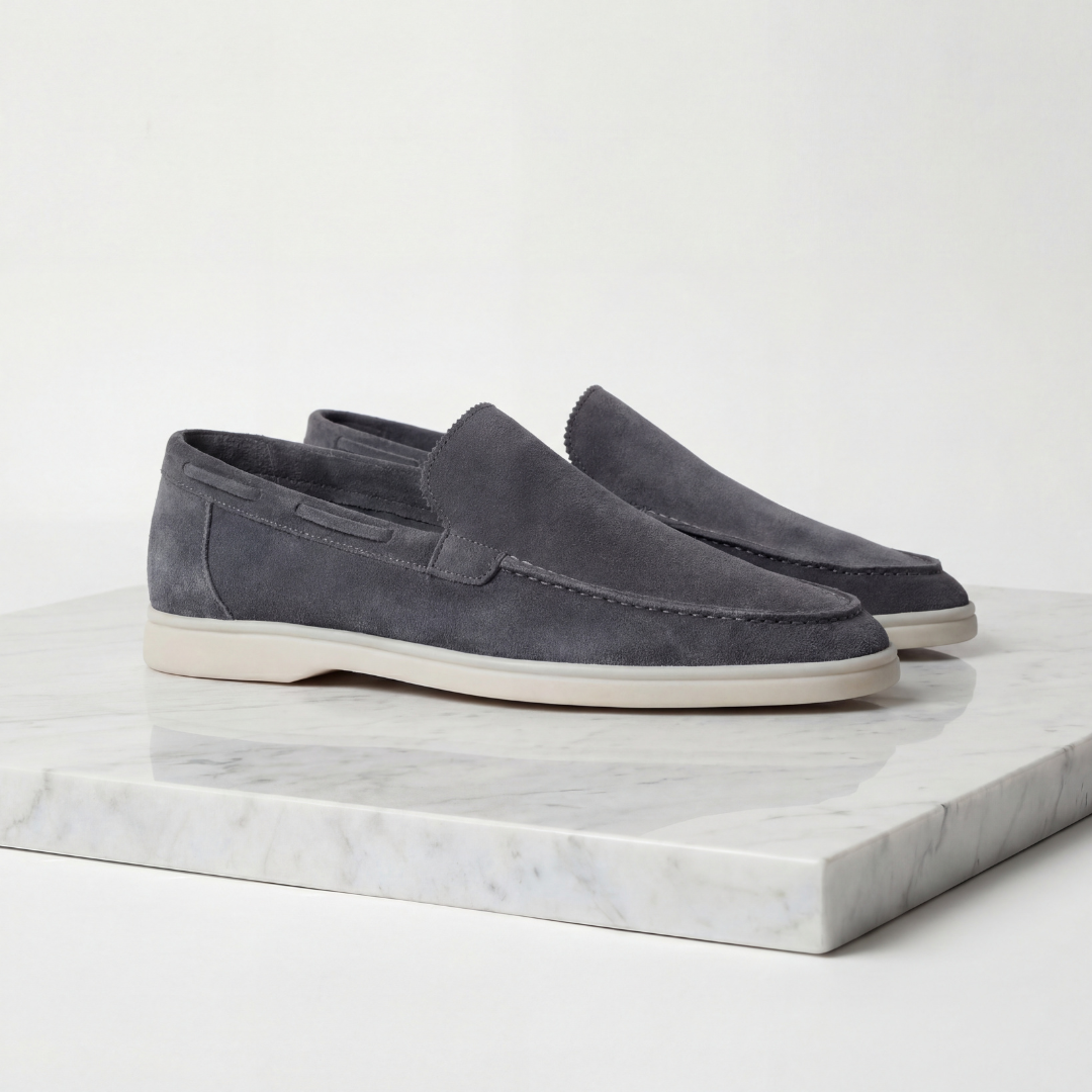 Igor | Męskie Klasyczne Loafersy Zamszowe – Casual i Formalne