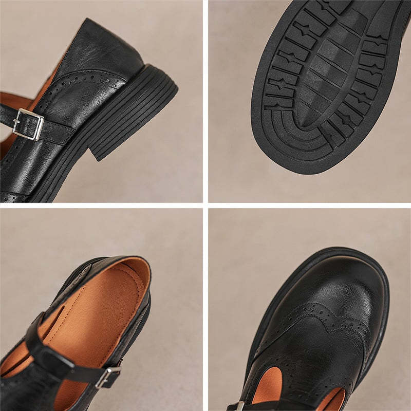 Nina Elegant Vegan Leather Mary Jane Sandal