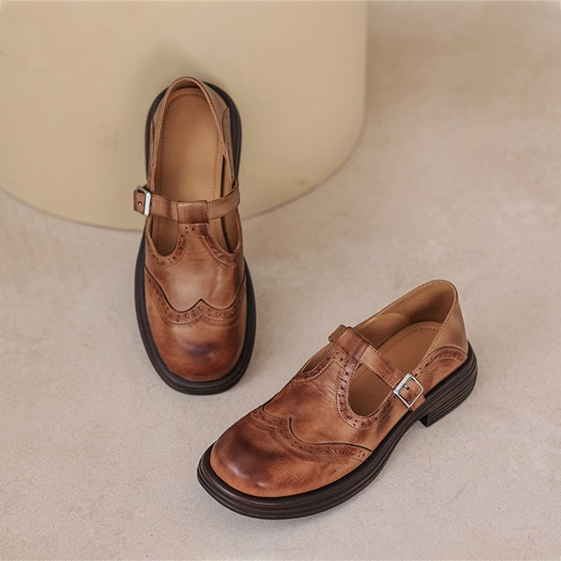 Nina Elegant Vegan Leather Mary Jane Sandal